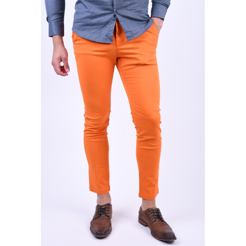 Pantaloni Jack&Jones Marco Jjbowie Celosia Orange outmag imagine noua 2022