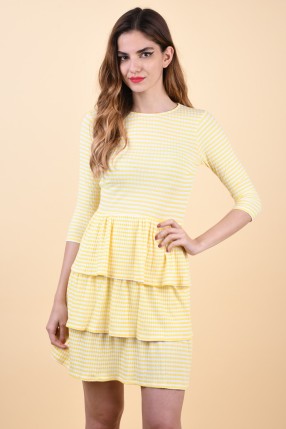 Rochie Sister Point Cris-Dr2 Light Yellow/Cream