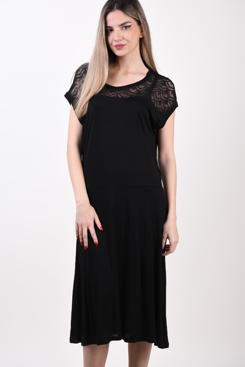 Rochie ONLY Flake Life Knee Black