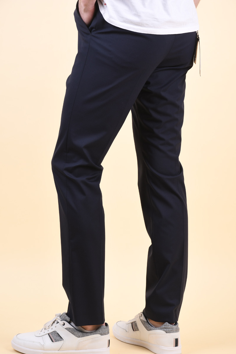 Pantaloni SELECTED Slim-Mylogan Navy Trouser Navy Blazer