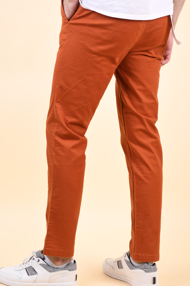 Pantaloni SELECTED Stright-Newparis Flex Ketchup
