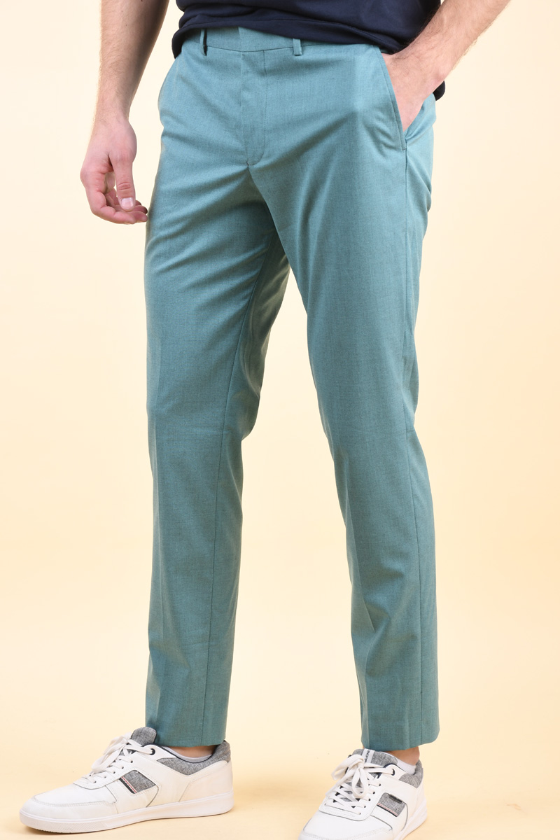 Pantaloni SELECTED Slim-Mylogan Dk Greengage